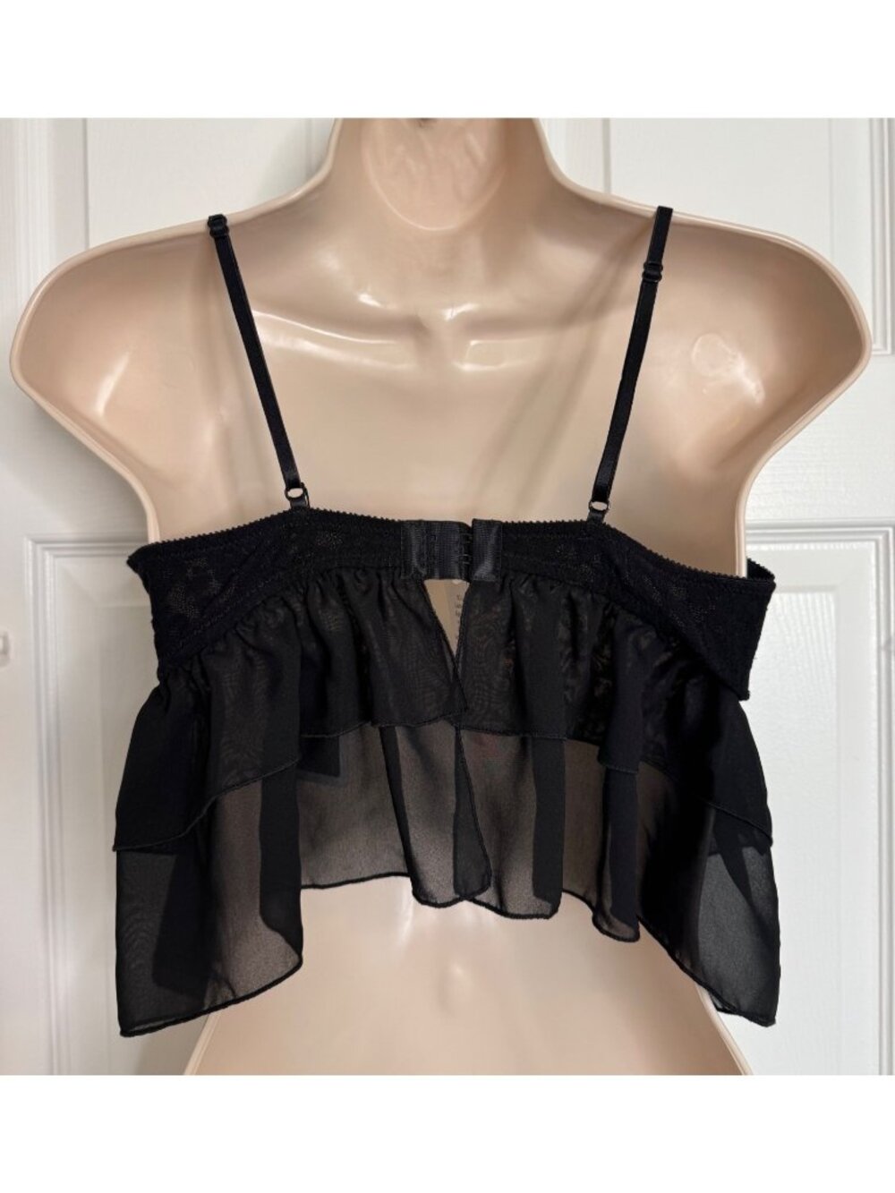 Hanky Panky Lindsi Lane Size Large Signature Lace Glam Cami NWT $89 Black Adjust - Picture 4 of 12
